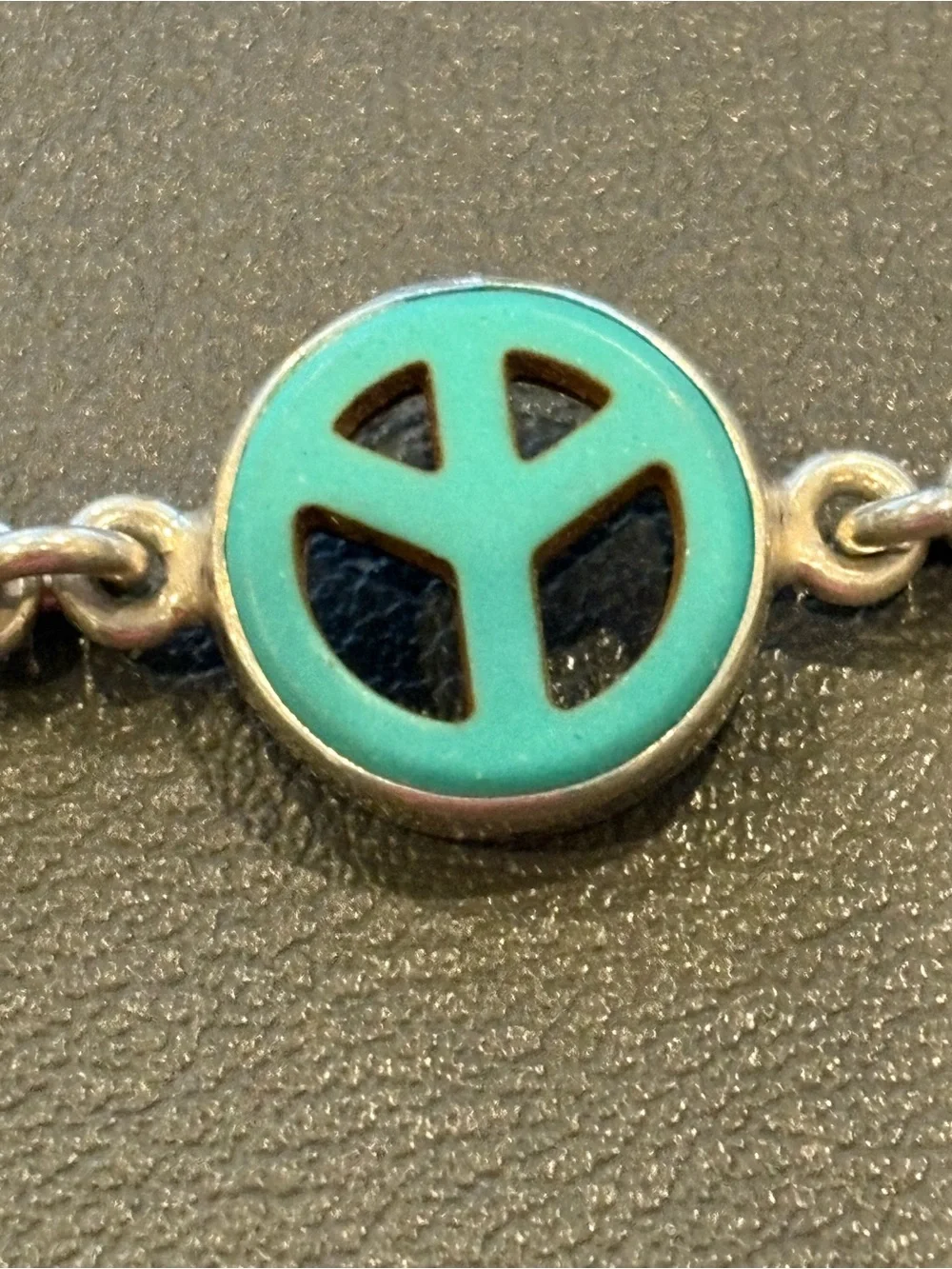 Charles Albert Peace Sign Bracelet